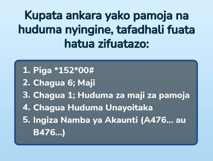 Kupata Namba ya Malipo